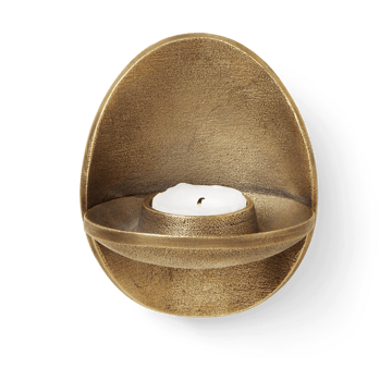 Agapé värmeljushållare vägg - Brass finish - Ferm Living