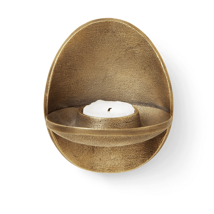 Agapé värmeljushållare vägg, Brass finish Ferm Living