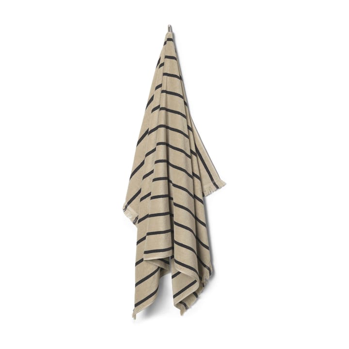 Alee badlakan 100x150 cm - Sand-Black - Ferm Living