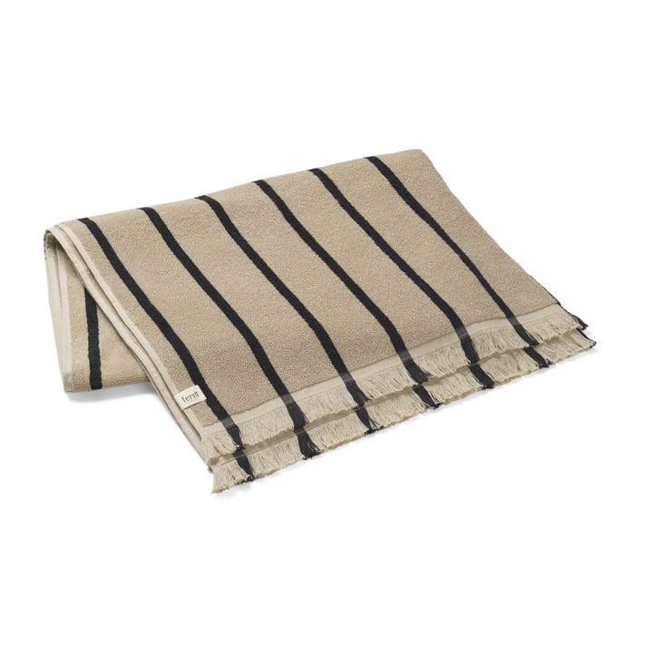 Alee badlakan 100x150 cm, Sand-Black Ferm Living