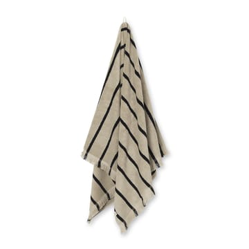 Alee handduk 70x140 cm - Sand-black - Ferm Living