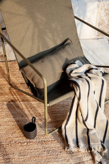 Alee handduk 70x140 cm - Sand-black - Ferm Living