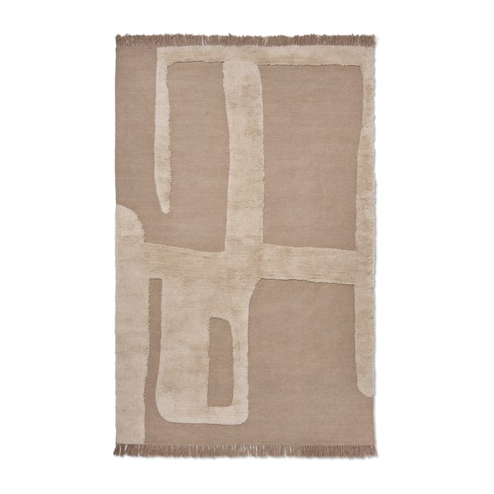 Alley ullmatta L 160x250 cm - Natural - Ferm LIVING