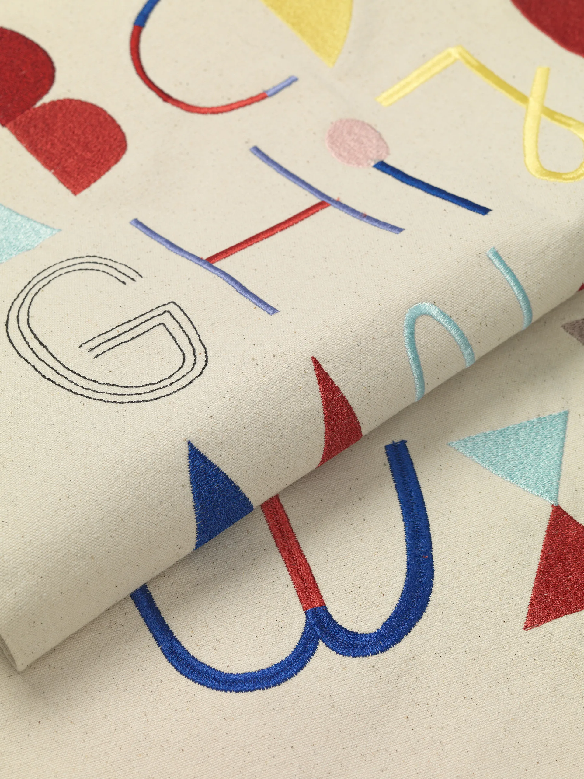 Alphabet tygposter, Offwhite Ferm Living