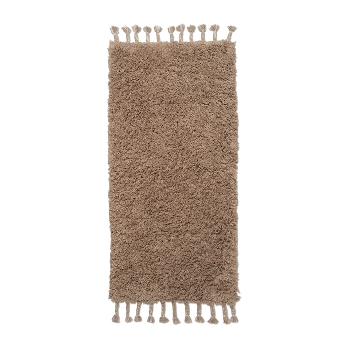 Amass long pile matta 70x140 cm - White Pepper - Ferm Living