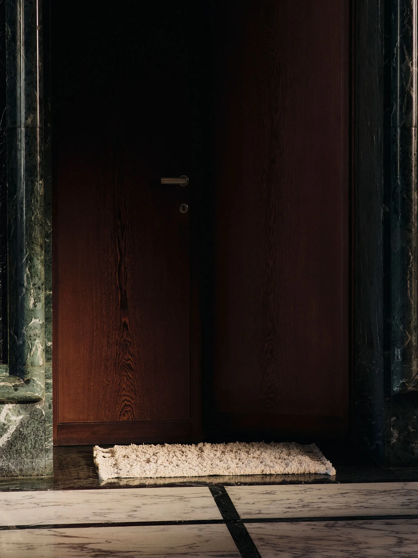 Amass long pile matta 70x50 cm, Off-white Ferm Living