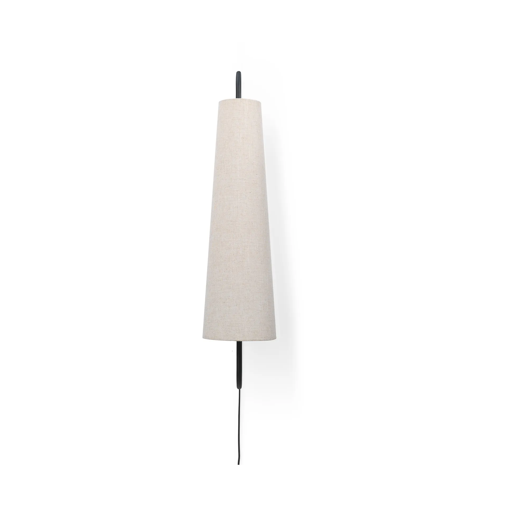 Ancora vägglampa, Black-Natural Ferm Living