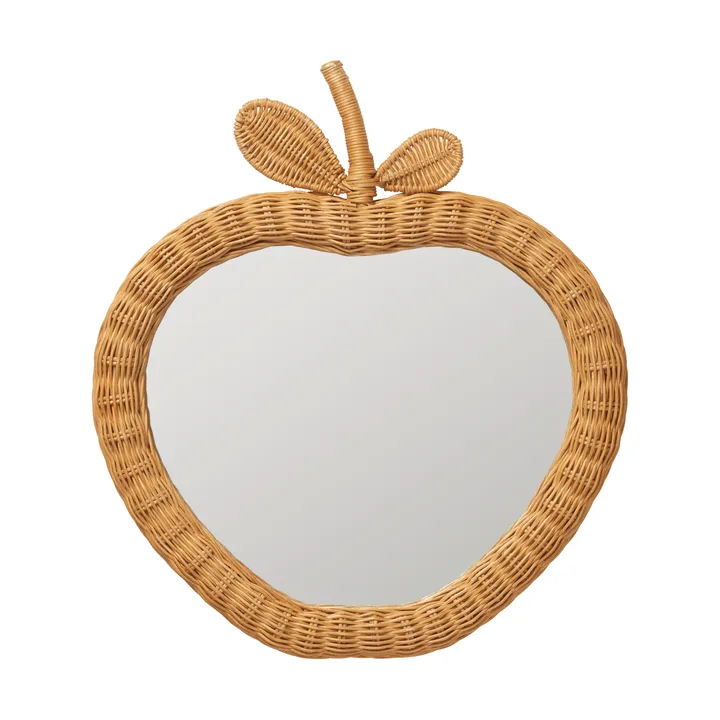 Apple braided spegel - Natural, 40x3x45 cm - Ferm Living