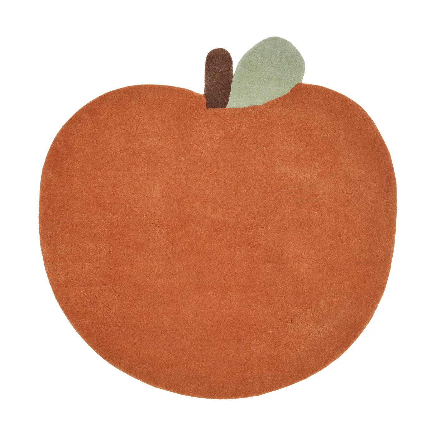 Apple tuftad matta, Brown Clay, 110x110 cm Ferm Living
