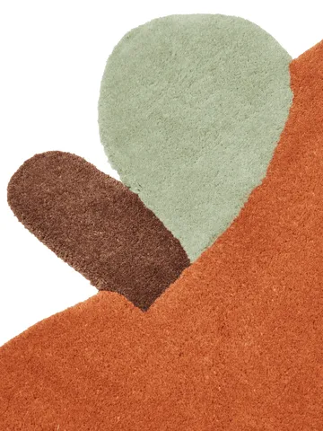 Apple tuftad matta - Brown Clay, 110x110 cm - Ferm Living