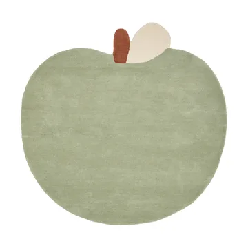 Apple tuftad matta - Tea Green, 110x110 cm - Ferm Living