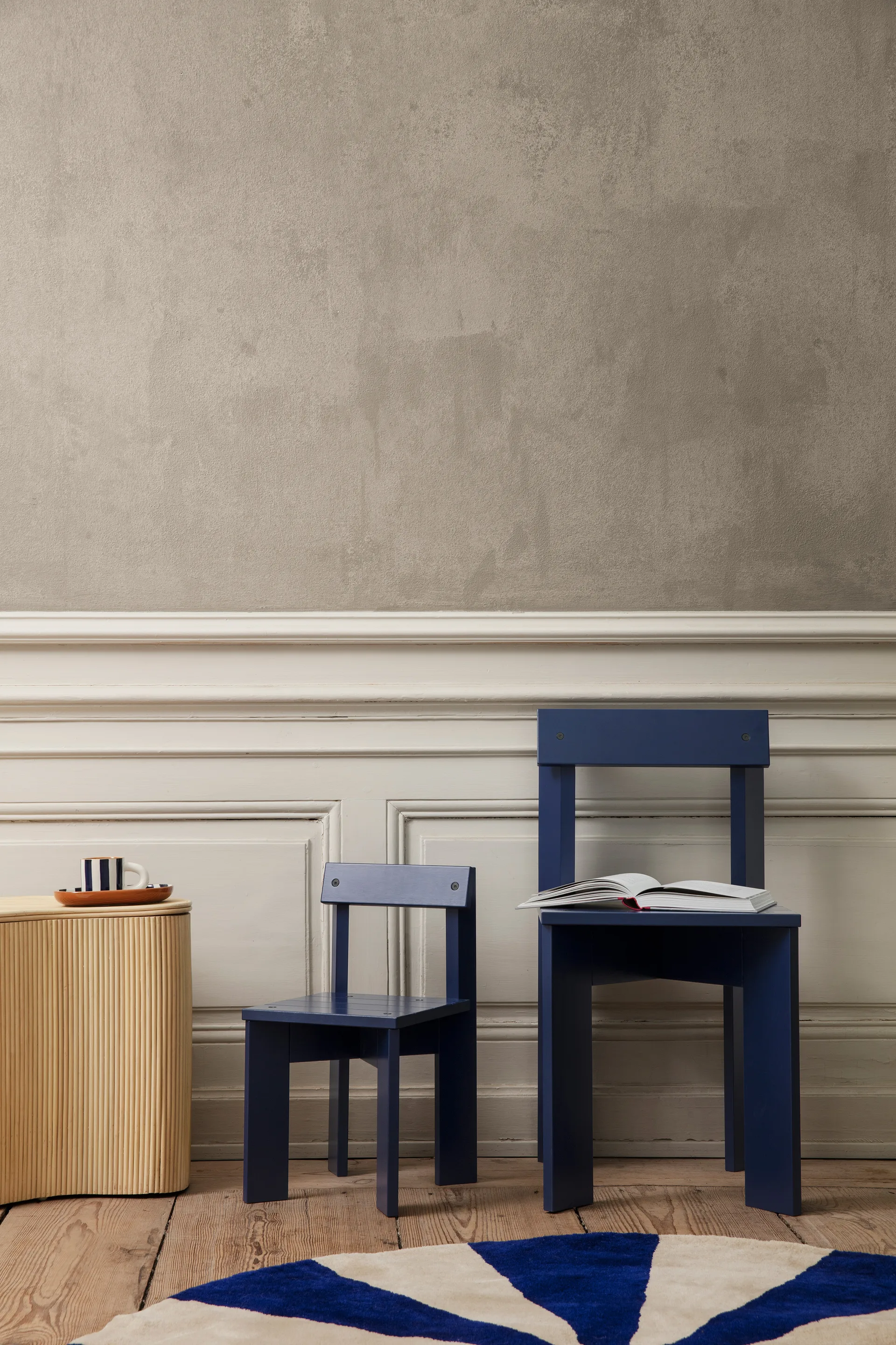 Ark barnstol, Blå Ferm Living
