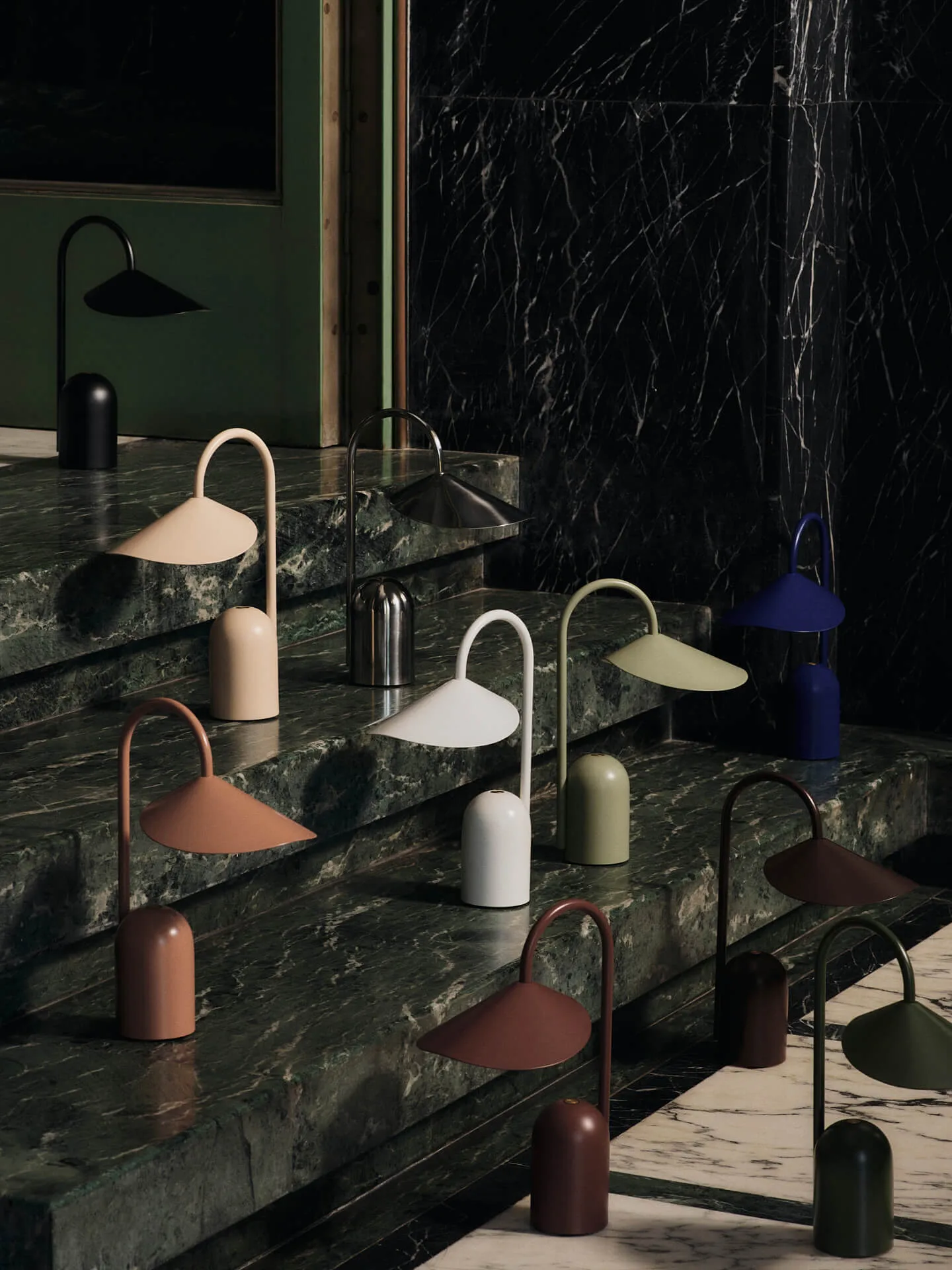 Arum portabel lampa, Stainless steel Ferm Living