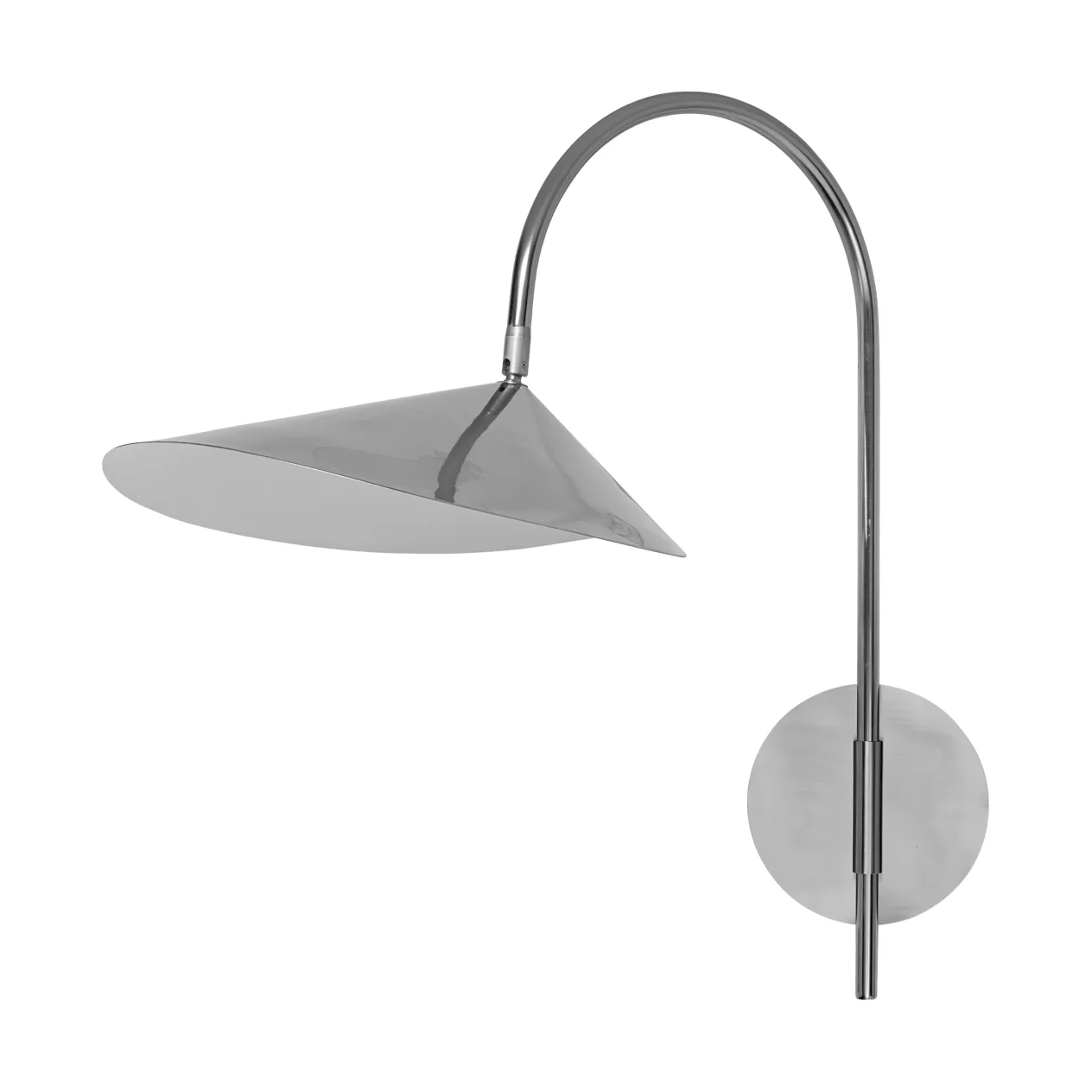 Arum swivel vägglampa fast anslutning, Stainless steel Ferm Living