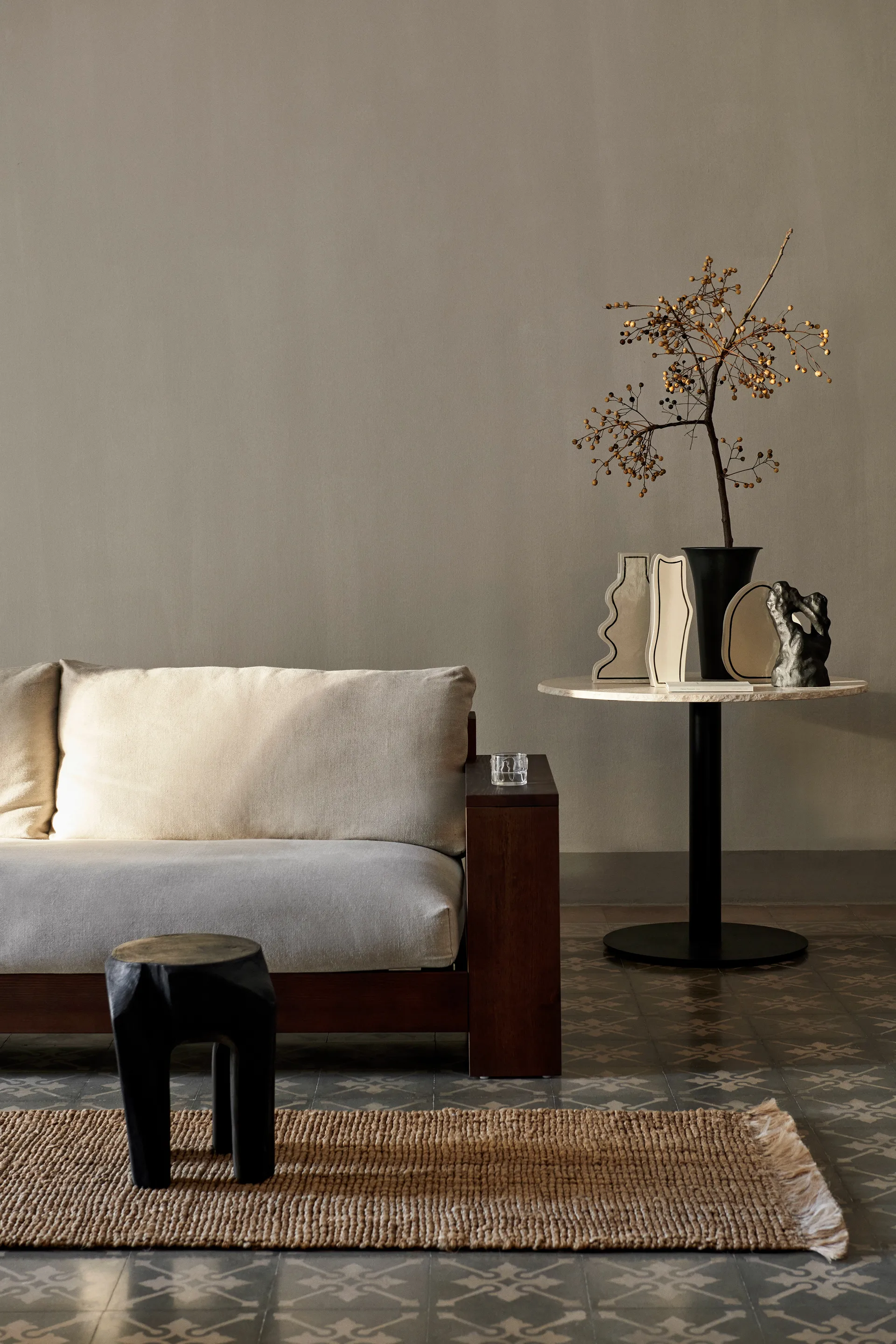 Athens gångmatta, Natural, 80x250 cm Ferm Living