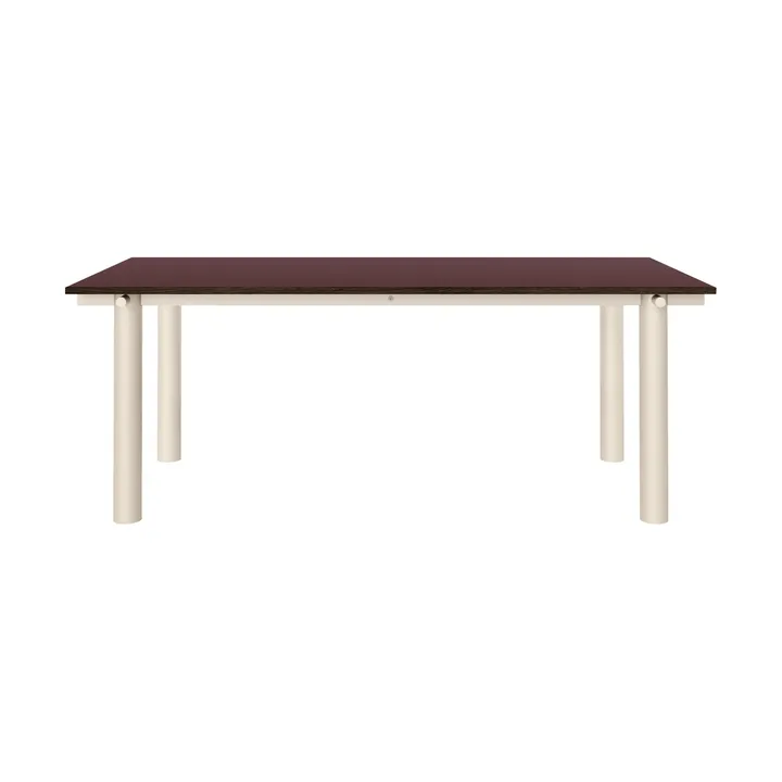 Atura matbord - Light cashmere-burgundy, 90x200 cm - Ferm Living