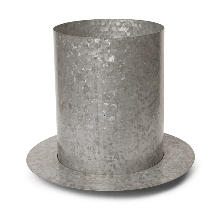Auran kruka large H: 38,7 cm, Galvanized iron Ferm Living