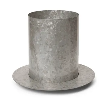 Auran kruka medium H: 26,6 cm - Galvanized iron - Ferm Living