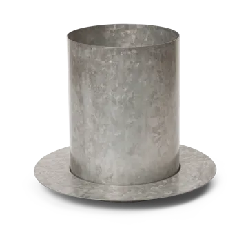 Auran kruka small H: 21 cm - Galvanized iron - Ferm Living