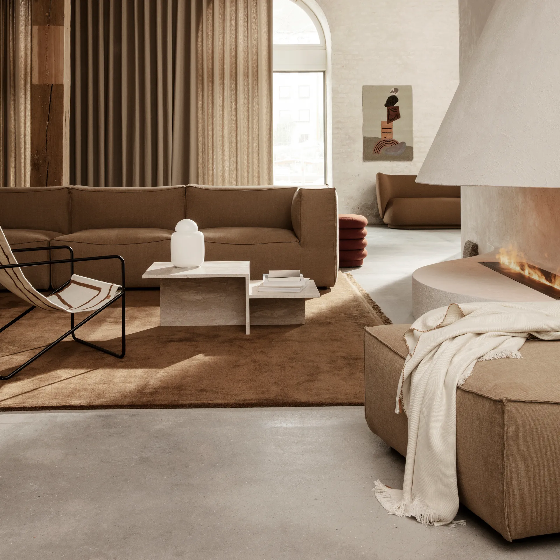 Bell bordslampa, Vit Ferm Living