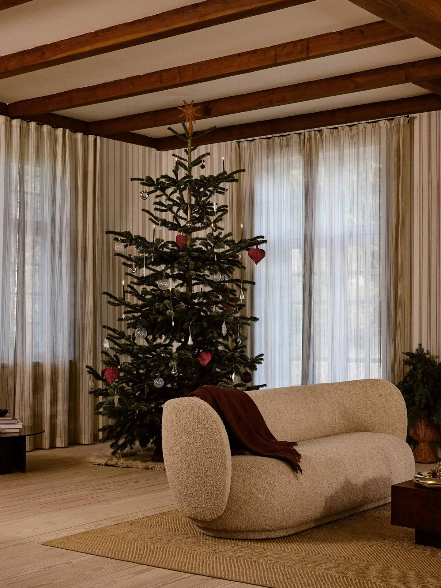 Bellure julhänge 7 cm 2 delar, Mässingfinish Ferm Living