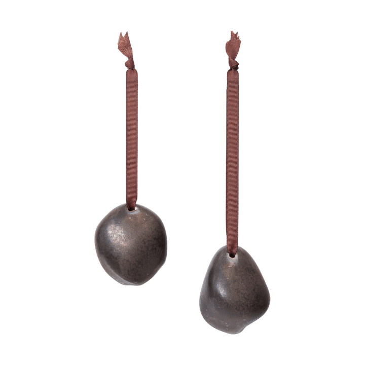 Bellure julhänge 7 cm 2 delar - Rustic Bronze - Ferm Living