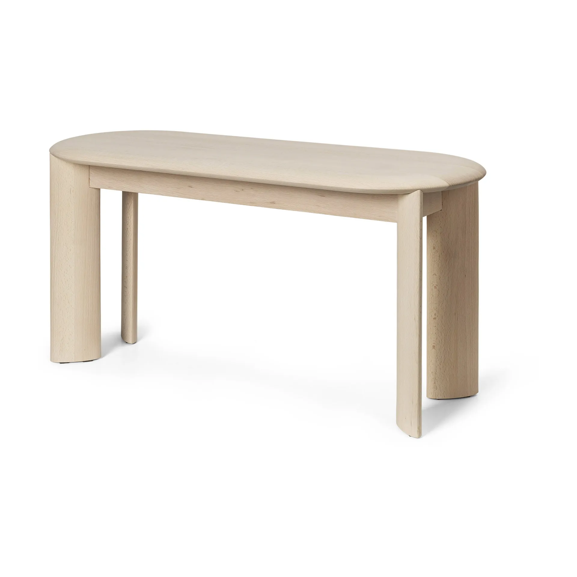 Bevel bänk, White Oiled Beech Ferm Living