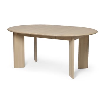 Bevel Extendable matbord inkl 1 st iläggsskiva - White Oiled Beech - Ferm Living