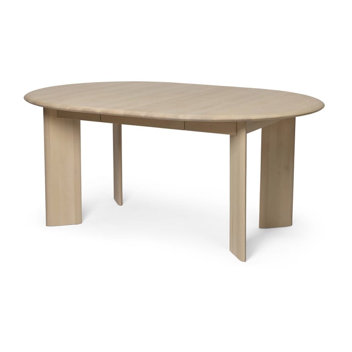 Bevel Extendable matbord inkl 1 st iläggsskiva, White Oiled Beech Ferm Living
