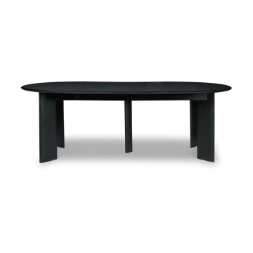 Bevel Extendable matbord inkl 2 st iläggsskivor - Black Oiled Beech - Ferm Living