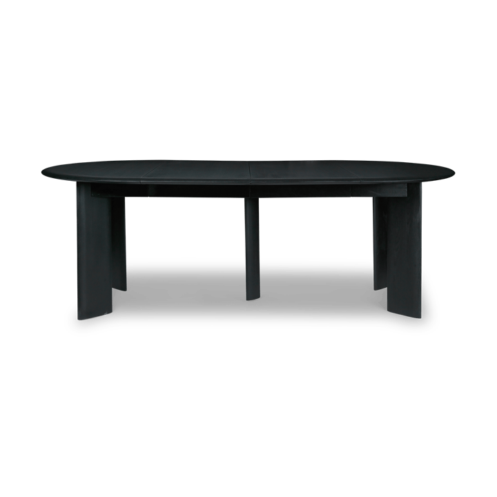 Bevel Extendable matbord inkl 2 st iläggsskivor, Black Oiled Beech Ferm Living