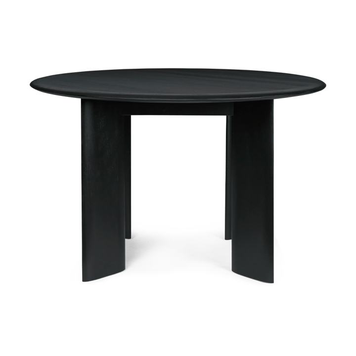 Bevel matbord Ø117 cm - Black Oiled Beech, Ø117 cm - Ferm Living
