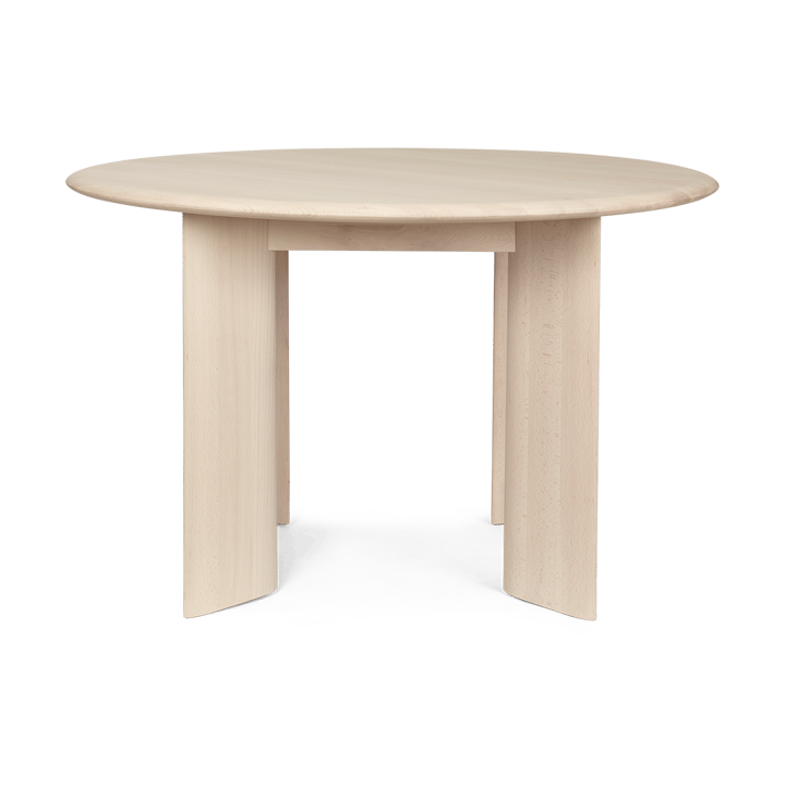 Bevel matbord Ø117 cm - White Oiled Beech, Ø117 cm - Ferm Living