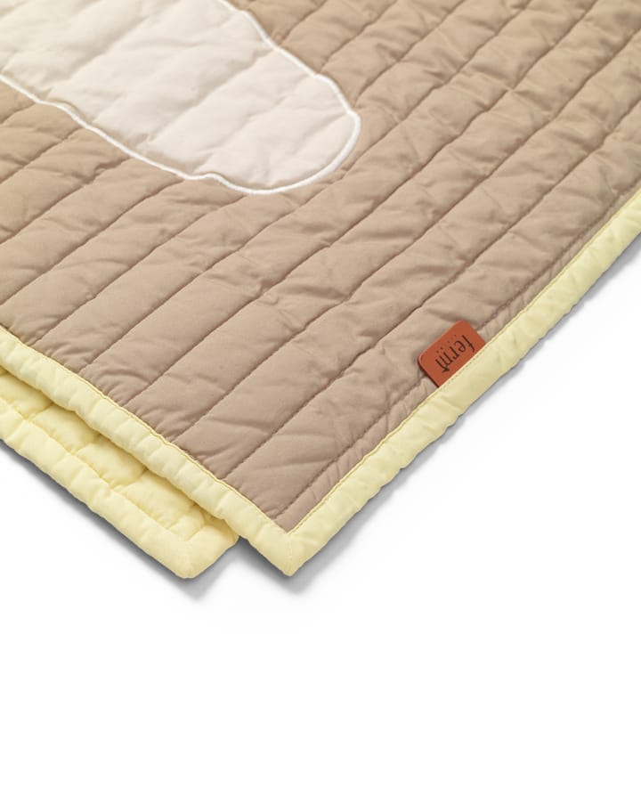 Bird quiltad filt, Beige Ferm Living