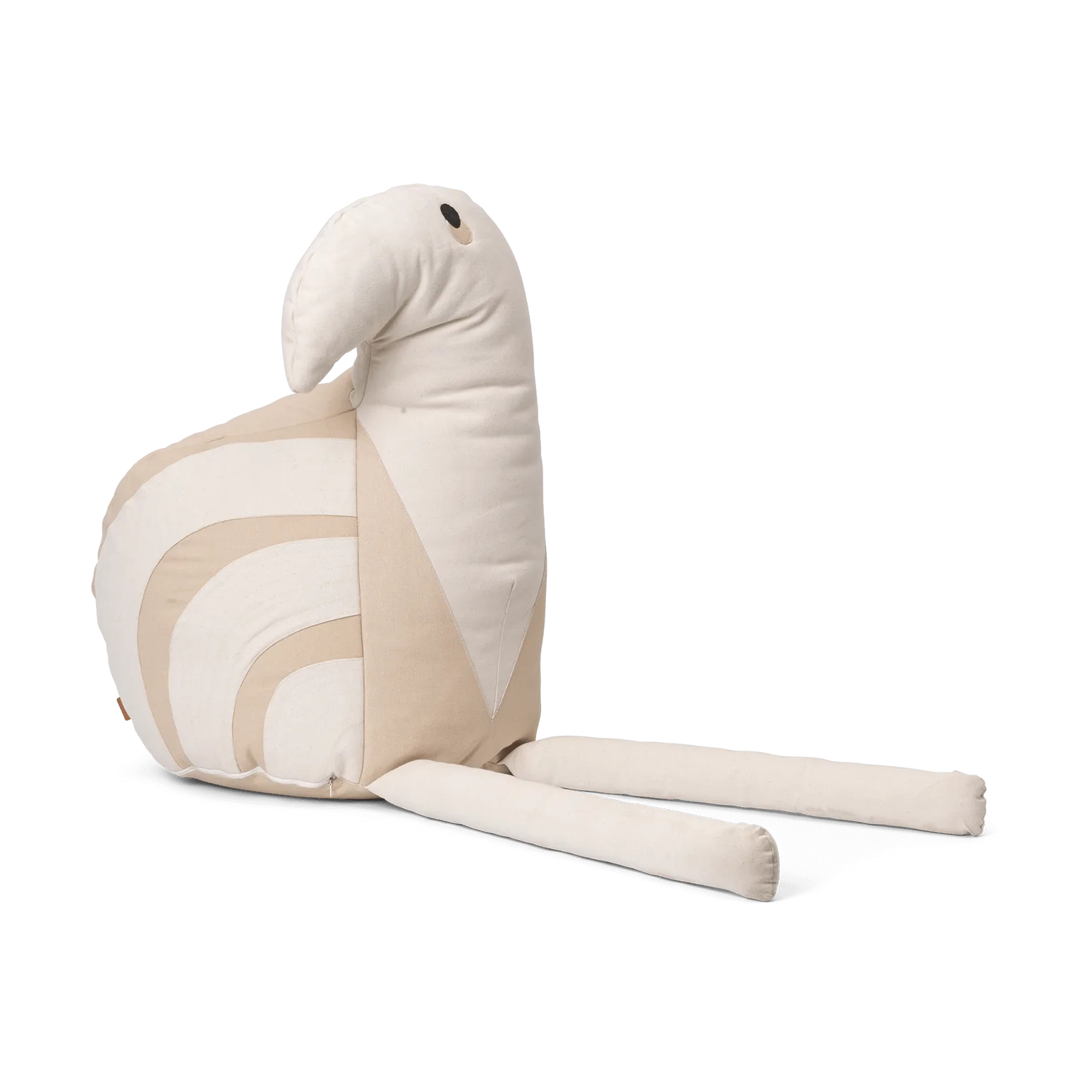 Birdy bean bag, Natural-Off-white Ferm Living