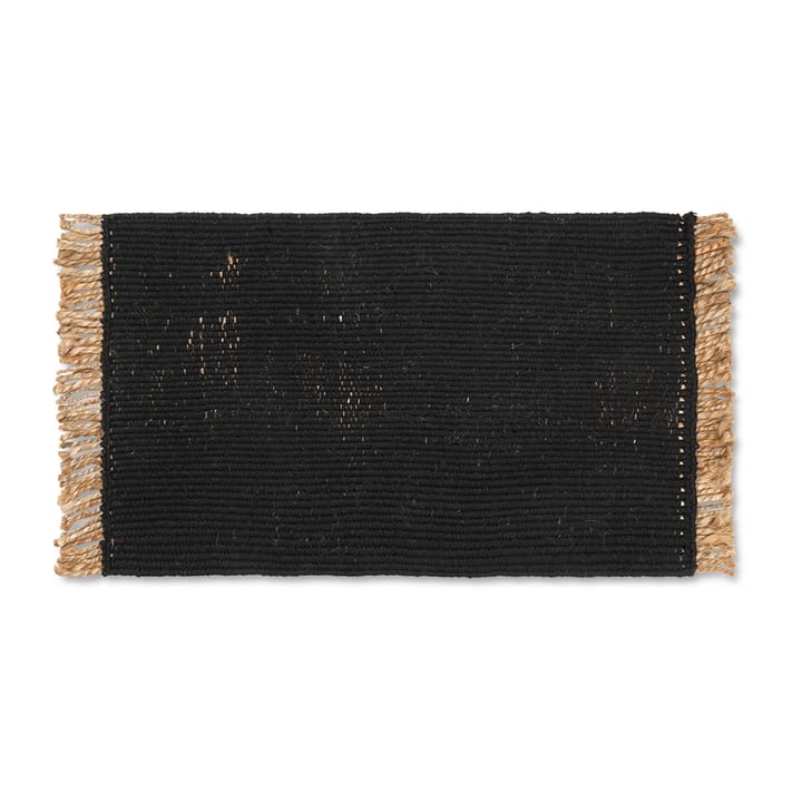 Block dörrmatta 50x80 cm - Black-natural - Ferm Living