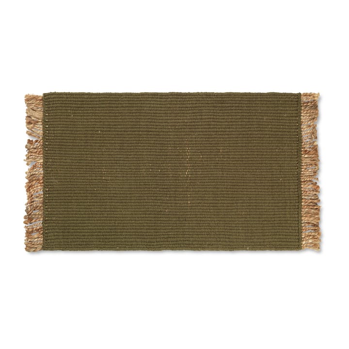 Block dörrmatta 50x80 cm - Olive-natural - Ferm Living