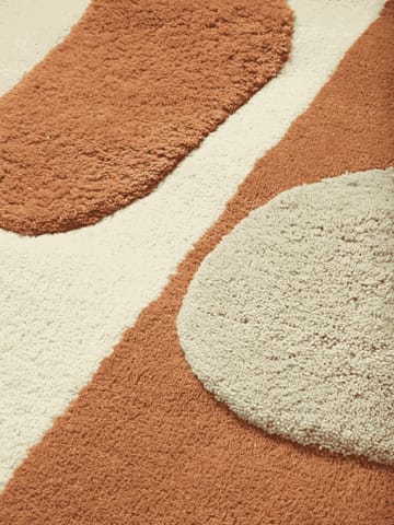 Bloco tuftad matta - Blush-off white, 80x120 cm - Ferm Living