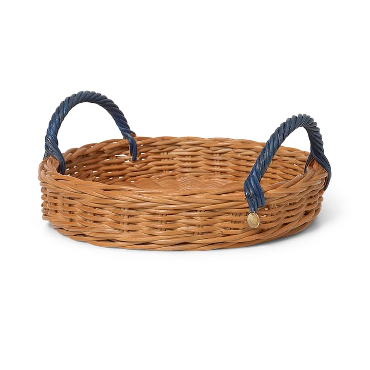 Blue Handle bricka Ø30 cm, Natural-blue Ferm Living