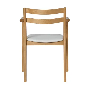 Boda karmstol - Klädd sits, natural oak-off-white - Ferm Living