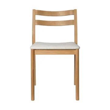 Boda stol - Klädd sits, ek-off-white - Ferm Living