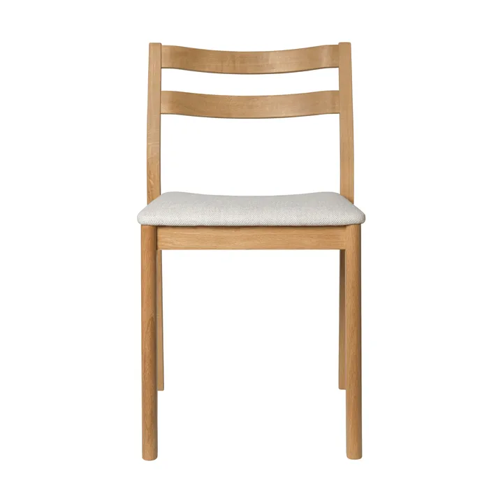 Boda stol - Klädd sits, ek-off-white - Ferm Living