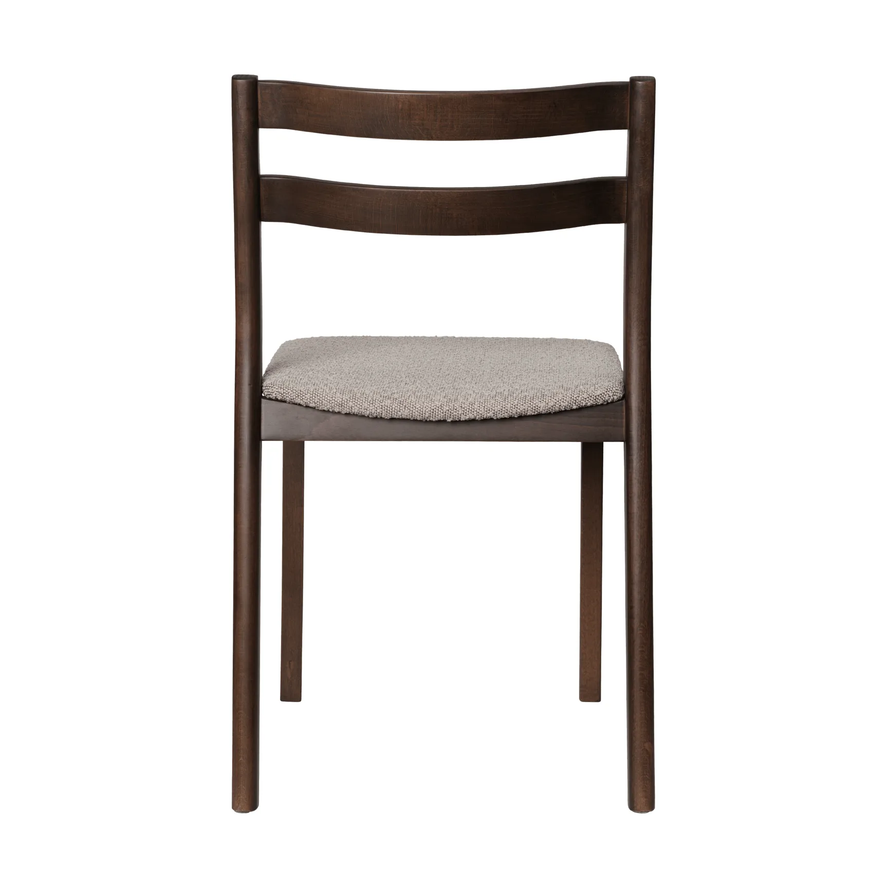 Boda stol, Klädd sits rugged bouclé, mörkbetsad ek-natural Ferm Living