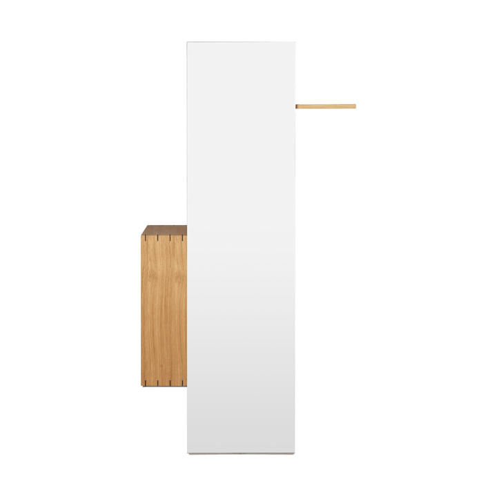 Bon hallway cabinet klädhängare med spegel, Oiled Oak Ferm Living
