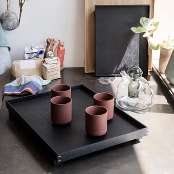 Bon träbricka large - Svartbetsad ek - Ferm Living