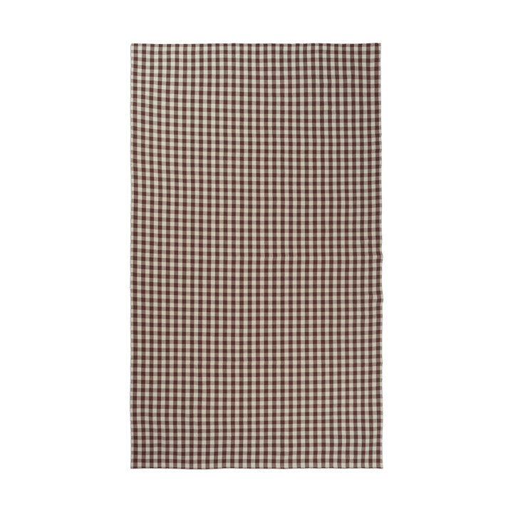 Bothy check bordsduk 150x240 cm - Cinnamon-grey green - ferm LIVING