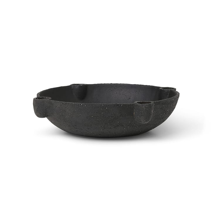 Bowl adventsljusstake keramik large Ø27 cm - Mörkgrå - Ferm Living
