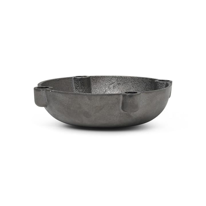 Bowl adventsljusstake mässing - Black brass - ferm LIVING