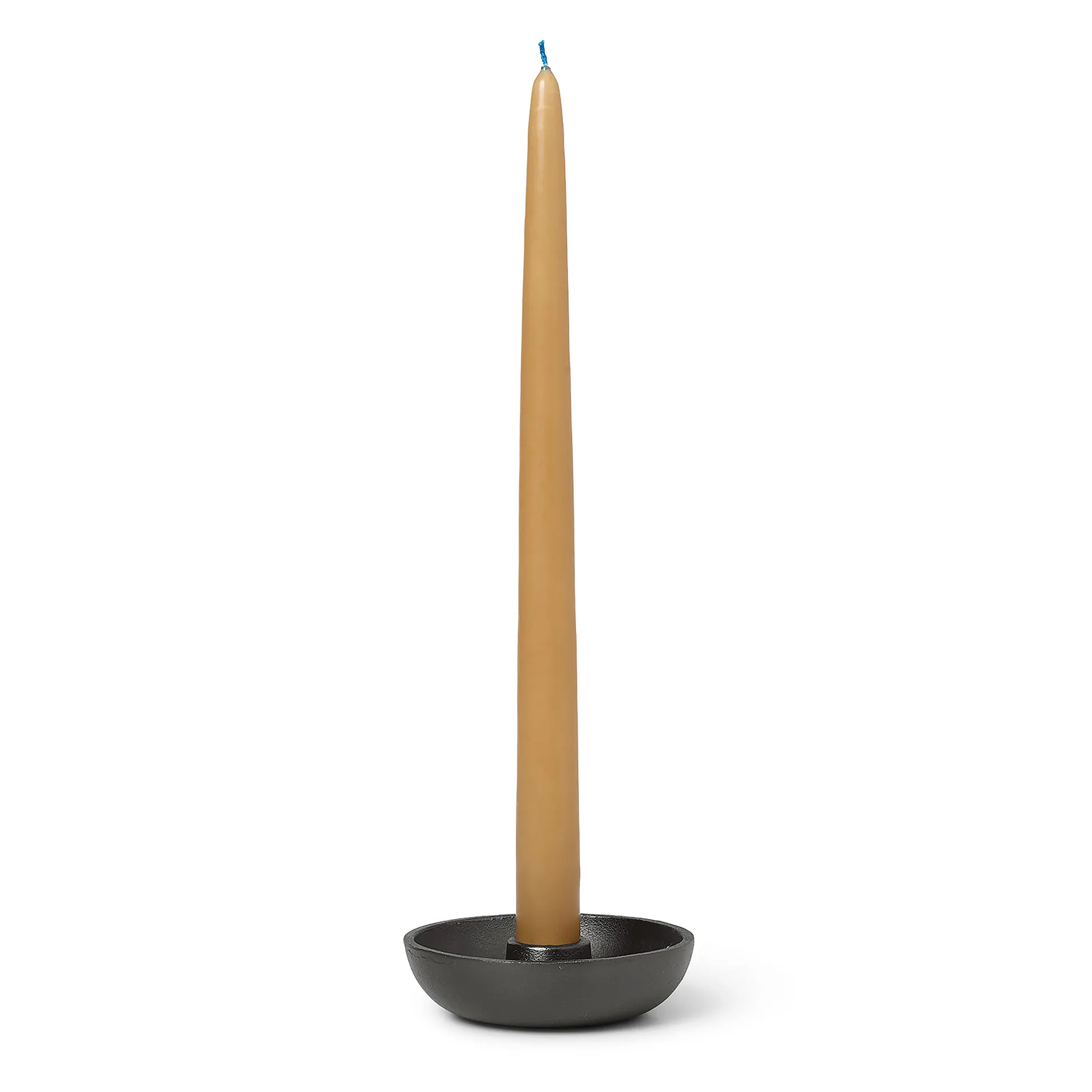 Bowl ljusstake Ø10 cm, Blackened aluminium Ferm Living