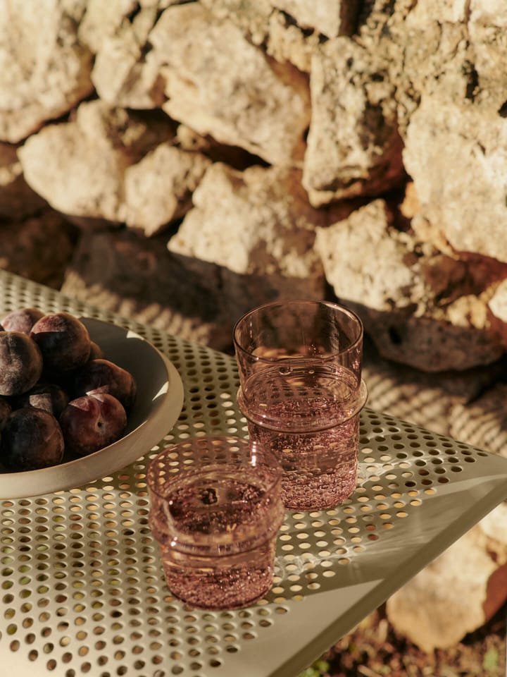 Boya dricksglas lågt 30 cl 2-pack, Mauve Ferm Living